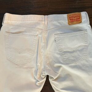 Levi's Men's Off-White Jeans